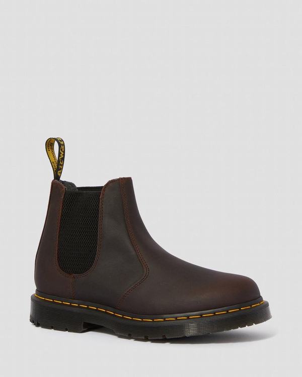 Dr Martens Pánské Chelsea Boty 2976 Dm's Wintergrip Hnědé, CZ-136804